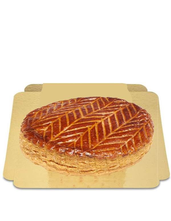 HappyTorta.it Galette des rois frangipane vegana, biologica, senza zucchero e senza glutine 18 cm adatta ai celiaci - 72