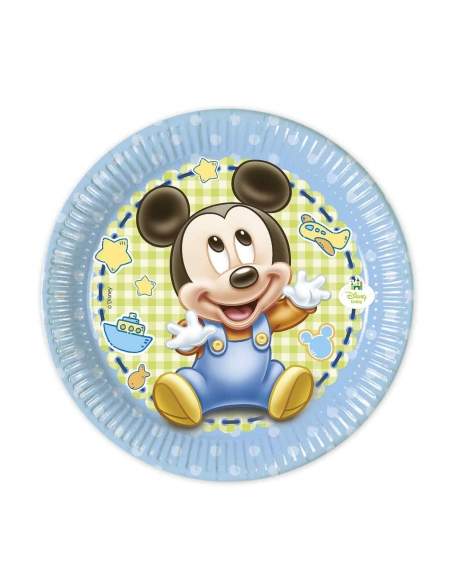 HappyTorta.it Confezione decorazione compleanno bimbo 1 anno Mickey Disney - 2