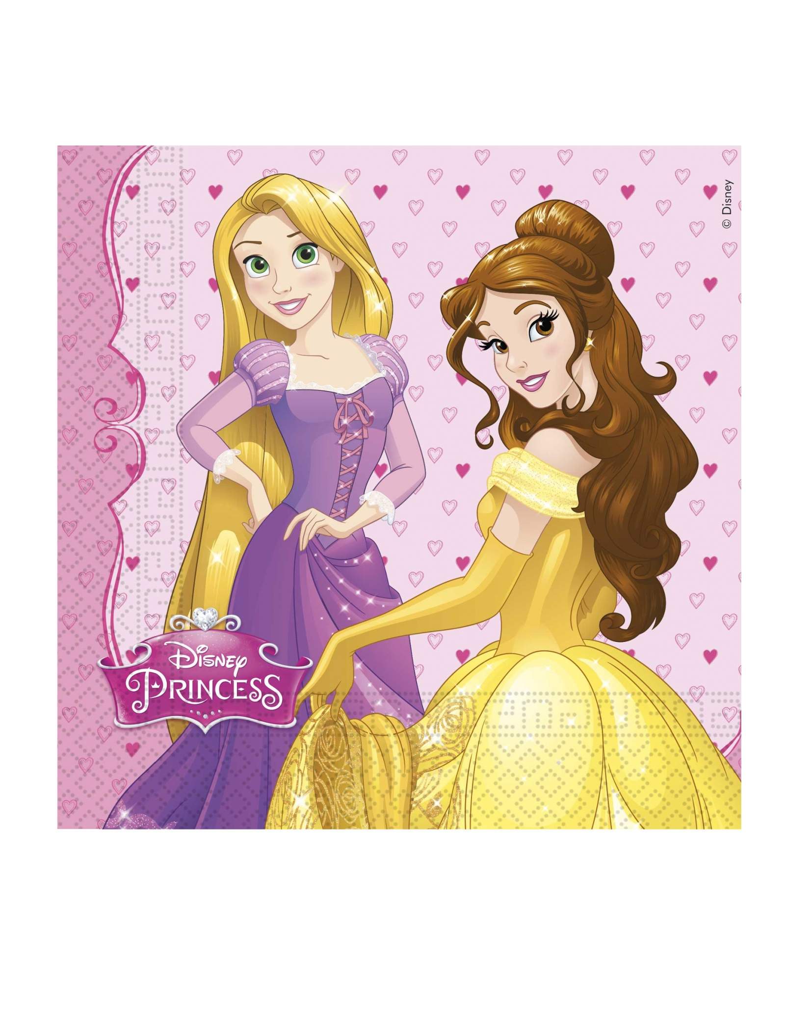 Pacchetto di decorazioni di compleanno Belle principesse Disney