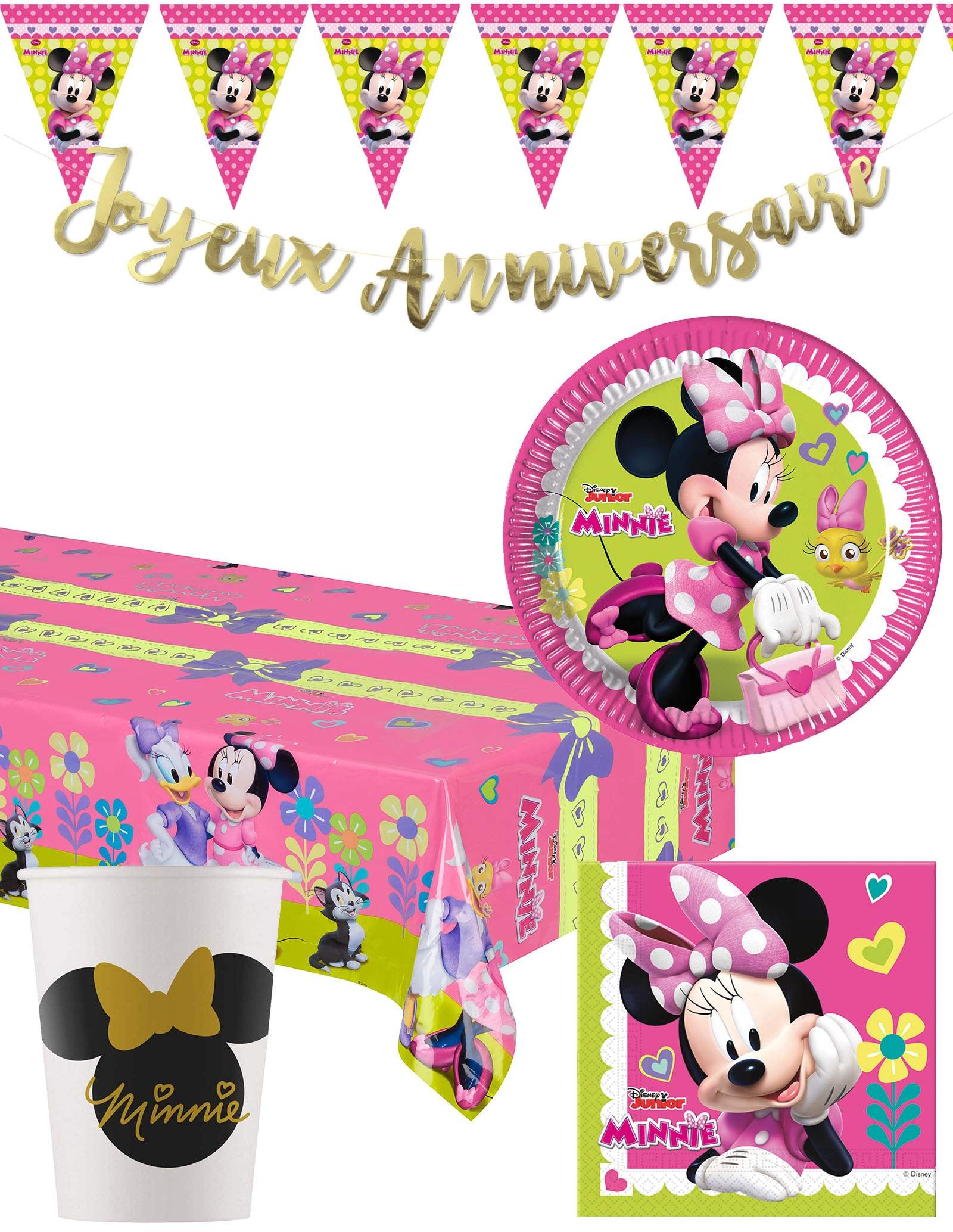 Pacchetto di decorazioni per il compleanno di Minnie