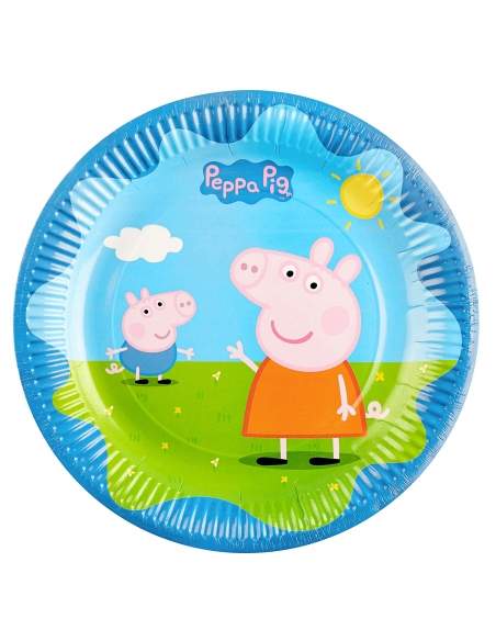 HappyTorta.it Confezione di decorazioni per il compleanno di Peppa Pig - 3