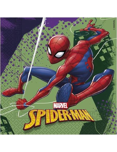 HappyTorta.it Pacchetto di decorazioni per il compleanno di Spiderman Marvel Superhero - 3