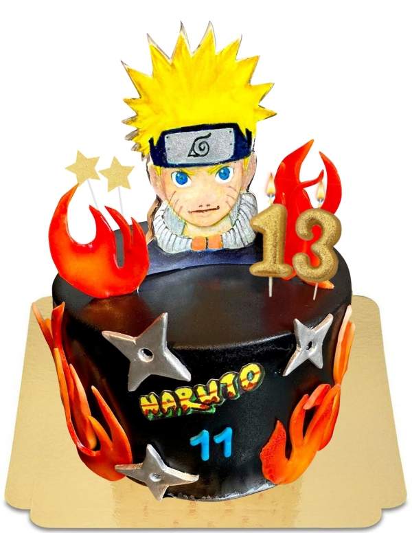  Torta stella ninja Naruto senza glutine - 197