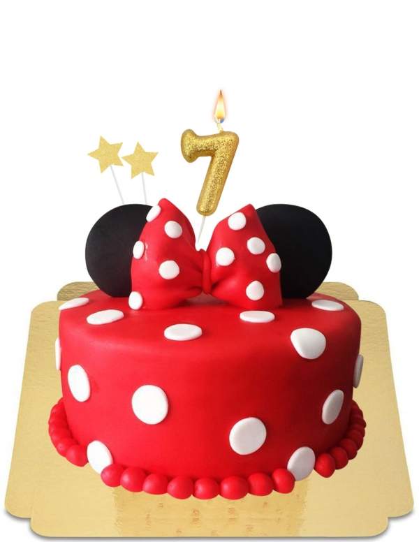  Torta Minnie rossa con pois e fiocco vegan, gluten free - 62