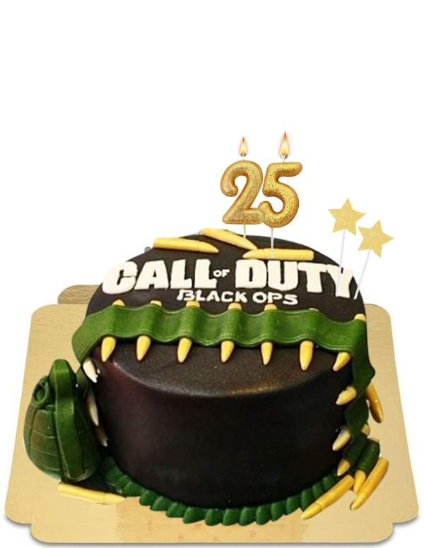  Torta giocatore Call of Duty munizioni vegane, senza glutine - 255