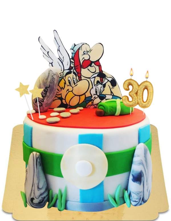  Torta mini menhir vegana Asterix e Obelix, senza glutine - 68