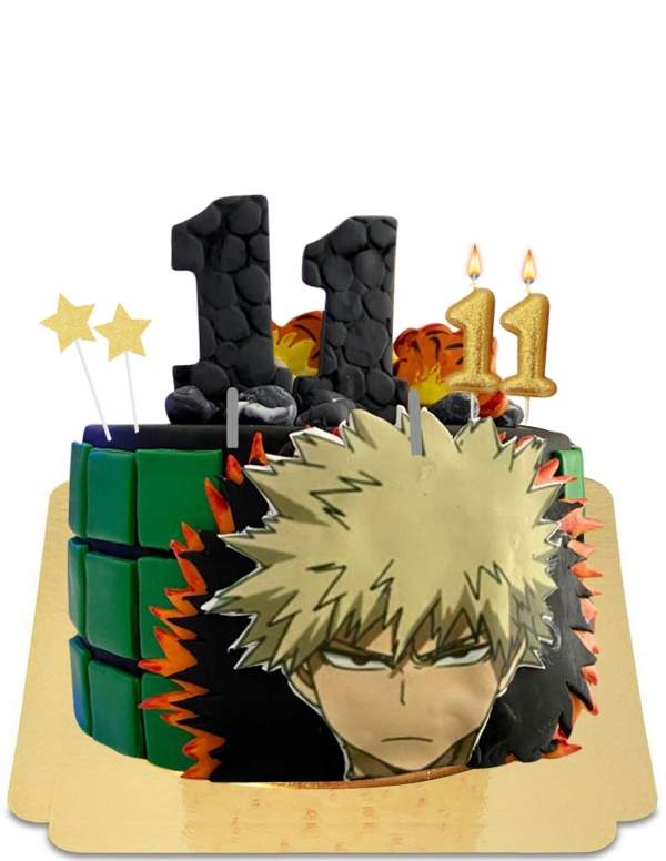 Torta Bakugo My hero academia vegan, gluten free  - 66