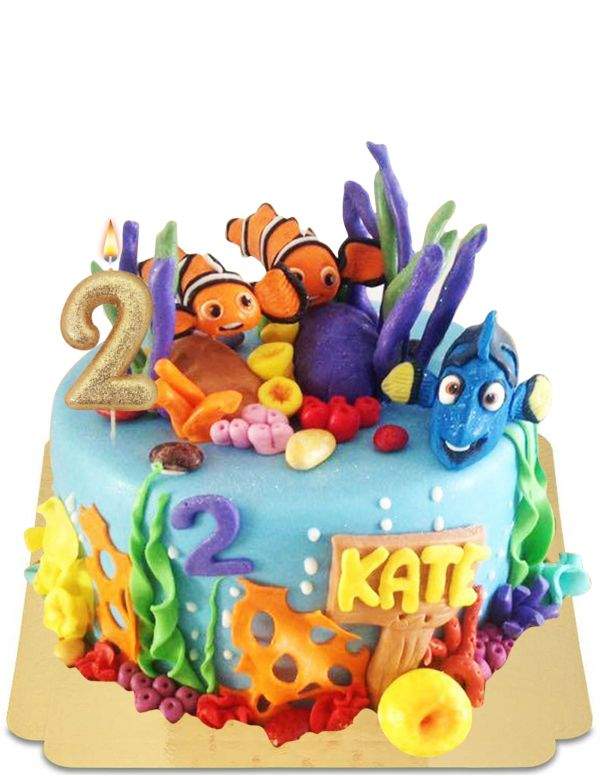 HappyTorta.it Torta Nemo vegana, biologica e senza glutine - 55
