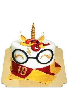 HappyTorta.it Harry Potter Unicorn B01 torta vegana, biologica e senza glutine - 32