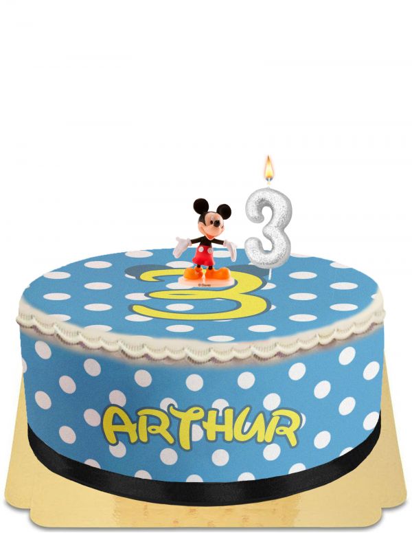 HappyTorta.it Torta salvadanaio testa gigante Topolino senza uova, vegetariana e senza glutine - 9