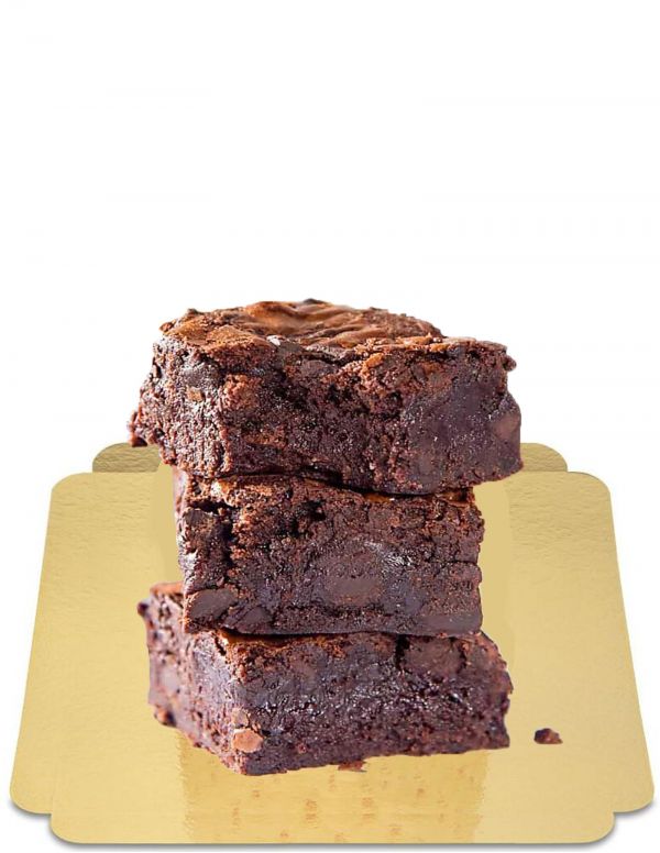  4 Brownies Vegani ad alto contenuto proteico, senza glutine senza zucchero a basso indice glicemico adatti a diabetici e celiac